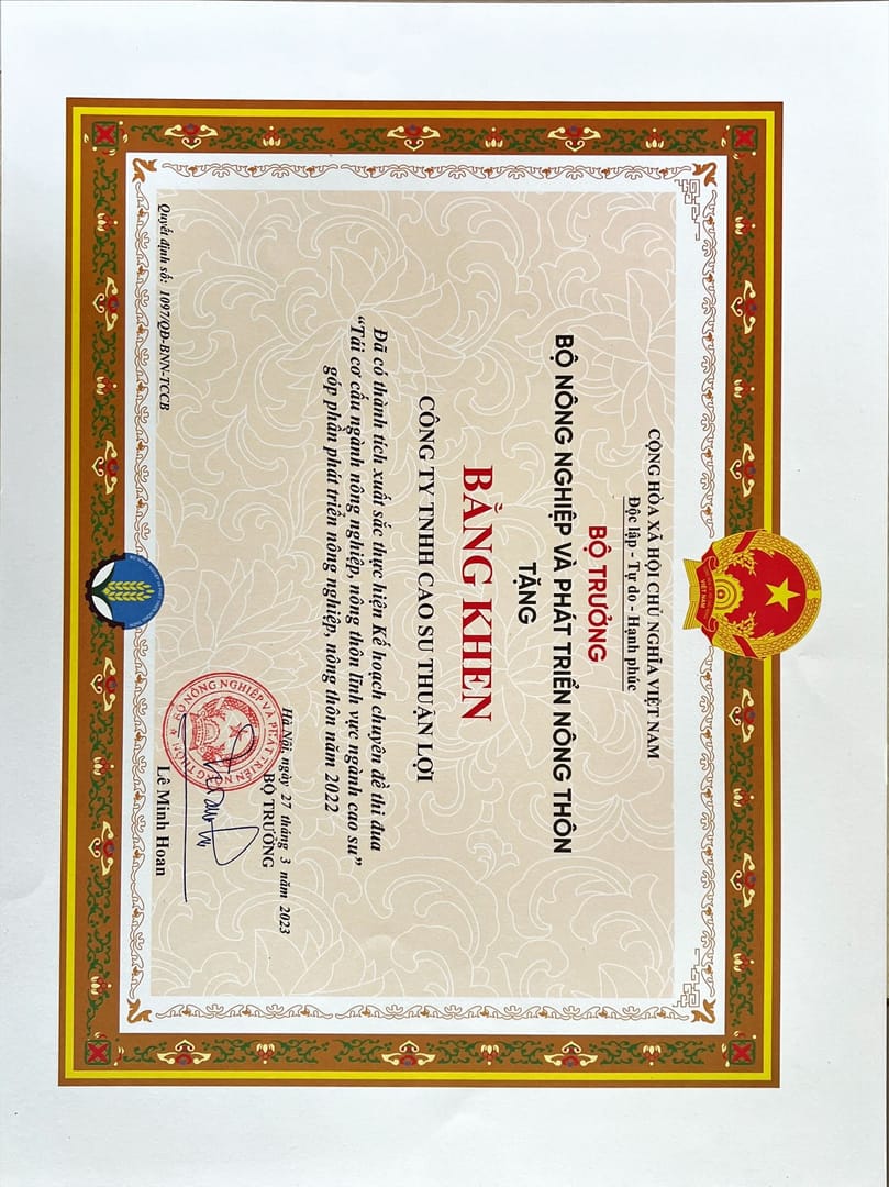 Chứng nhận King Supplier 2015